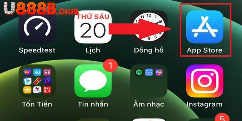 Tải app bằng hệ điều hành IOS