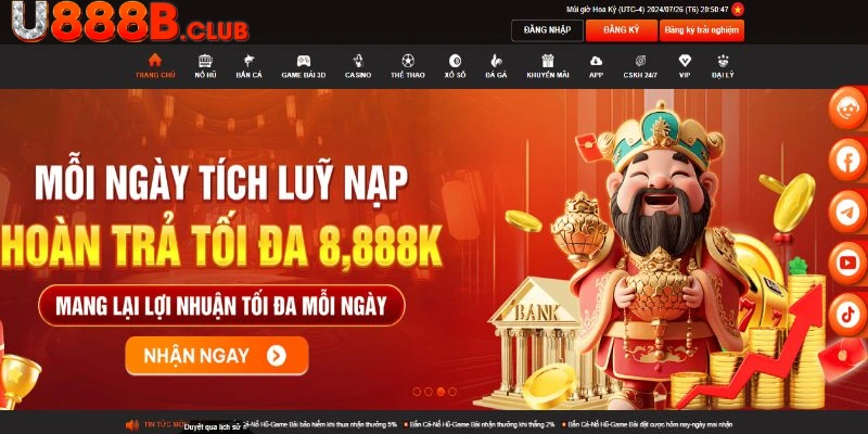 U888 là địa chỉ giải trí được game thủ tin tưởng